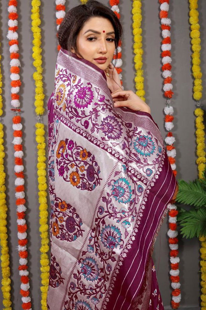 Kohinoor Silk By Policona Soft Silk Designer Saree Catalog